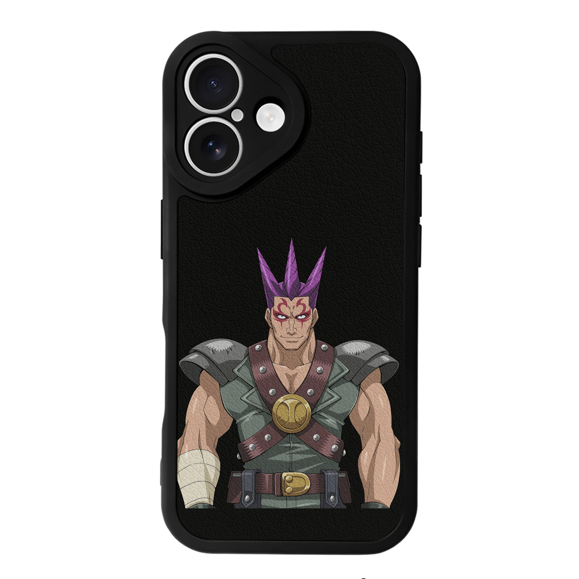 （画像用） 遊☆戯☆王 Yu-Gi-Oh! 【iPhone 16シリーズ対応】シリコンスマホケース（レザー調） 材質：シリコン